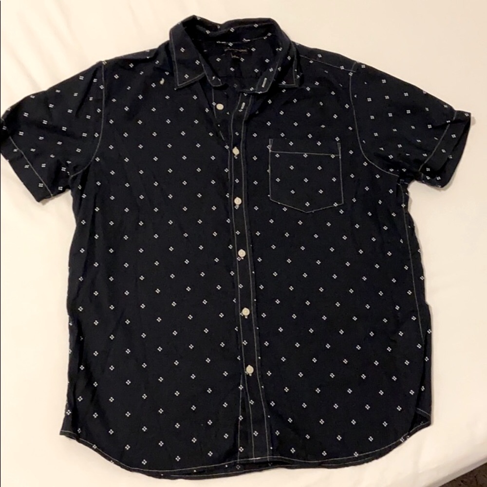 Banana Republic Short Sleeve Button Down Shirt
